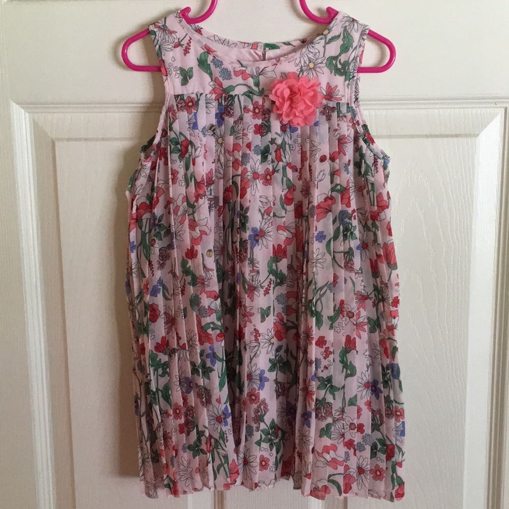 Floral Pleated Dress